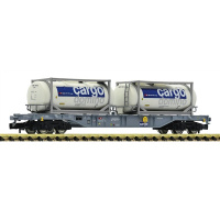 Fleischmann N Tragwagen Sgnss, SBB, graum CARGO DOMINO