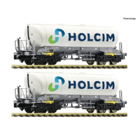 Fleischmann N Silowagen Uacns, SBB, HOLCOM, 2 Wagen