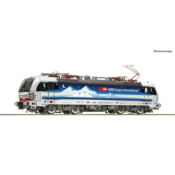 Roco H0 DC Elektrolokomotive 193 110-4 &bdquo;Goldpiercer&ldquo;, SBB CI, digital Sound