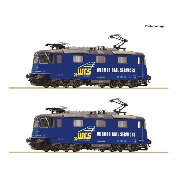 Roco H0 DC Elektrolokomotiven Re 421 373-2 und Re 421 381-5, WRS, digital Sound