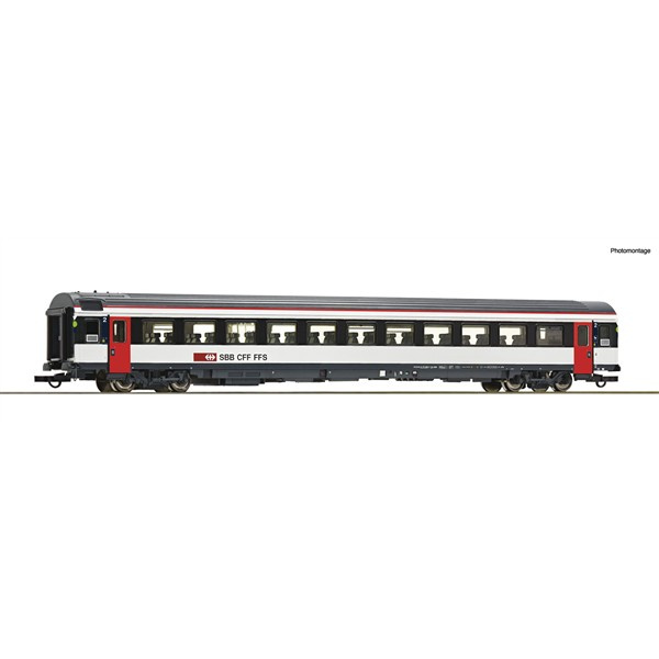 Roco H0 DC Personenwagen SBB EW IV B, 2. Kl.