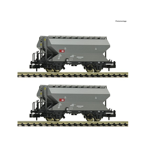 Fleischmann N DC 2-tlg. Set: Getreidesilowagen, SBB