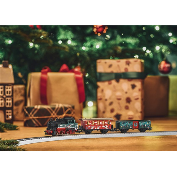 M&auml;rklin H0 AC Startpackung Weihnachten, Zug, Gleisoval, Steuerung, digital