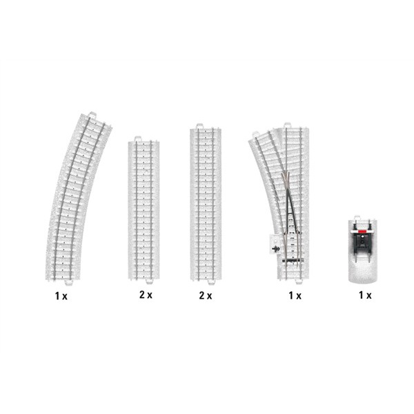M&auml;rklin H0 AC Erg&auml;nzungspackung Weihnachten, Gleise und Weiche
