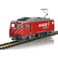 LGB G Elektrolokomotive HGe 4/4 II 106, MGB, rot, digital Sound Panto