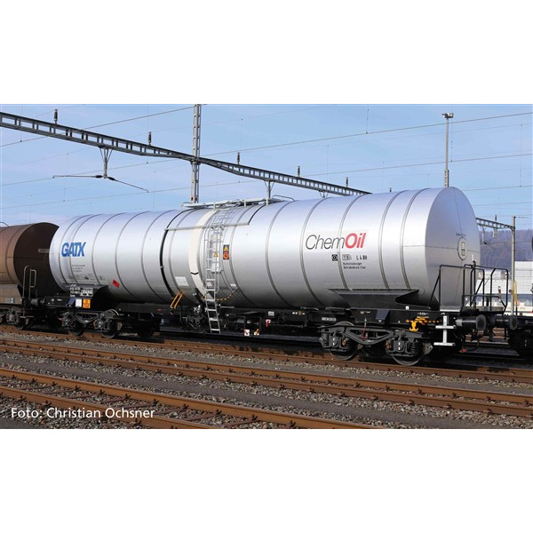 PIKO H0 DC NL-GATXD 4-achsiger Spezialkesselwagen Zacens 848-5 Chemoil, Ep. VI
