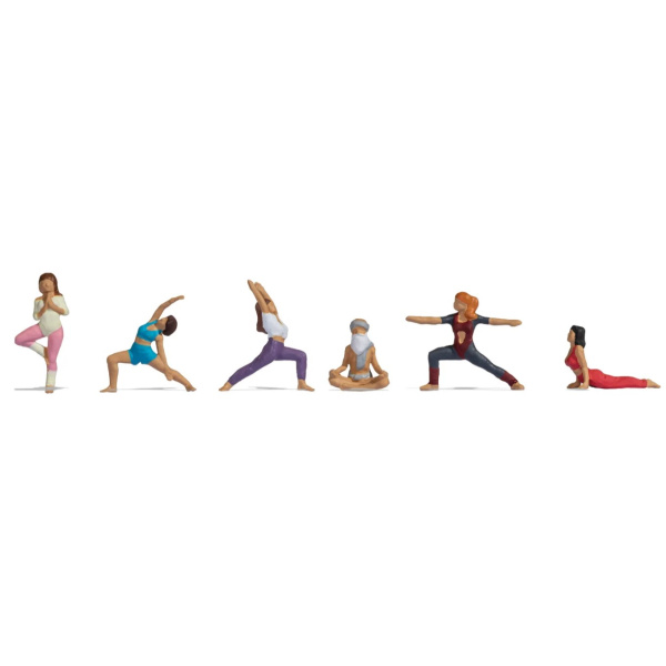 NOCH H0 Figuren Beim Yoga