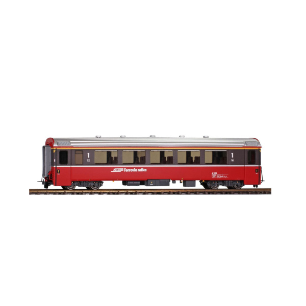 BEMO H0m Personenwagen EW IV, A 1273 RhB, "Bernina Express", rot/dunkelbraun