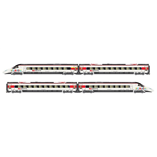 Lima H0 DC Triebzug RABe 503 018 Astoro Z&uuml;rich-M&uuml;nchen,  SBB, 4-teilig, analog
