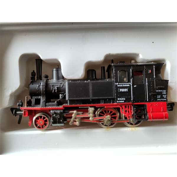 Fleischmann H0 DC Dampflokomotive 70 091, DB, analog, Occasion