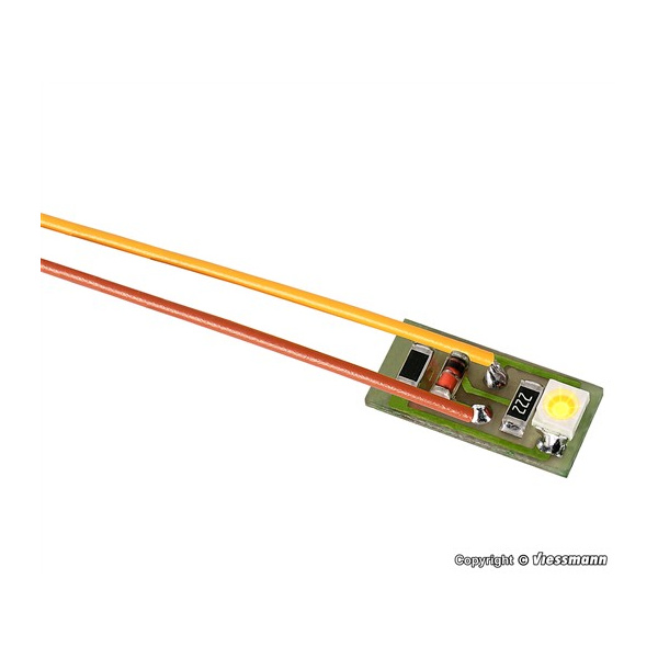Viessmann Hausbeleuchtung mit 1 LED gelb, 10 St&uuml;ck