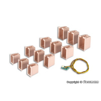 Viessmann Hausbeleuchtungs-Startset, 12 Boxen, 4...