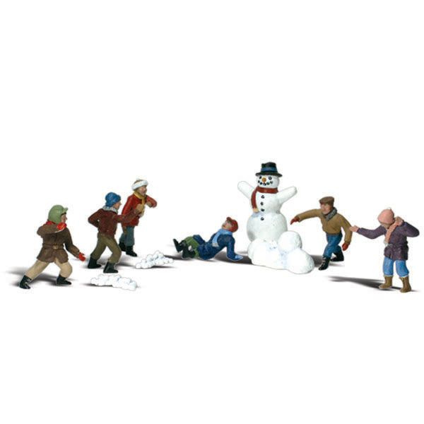 Woodland Scenics N Schneeballschlacht