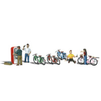 Woodland Scenics N Radfahrergruppe