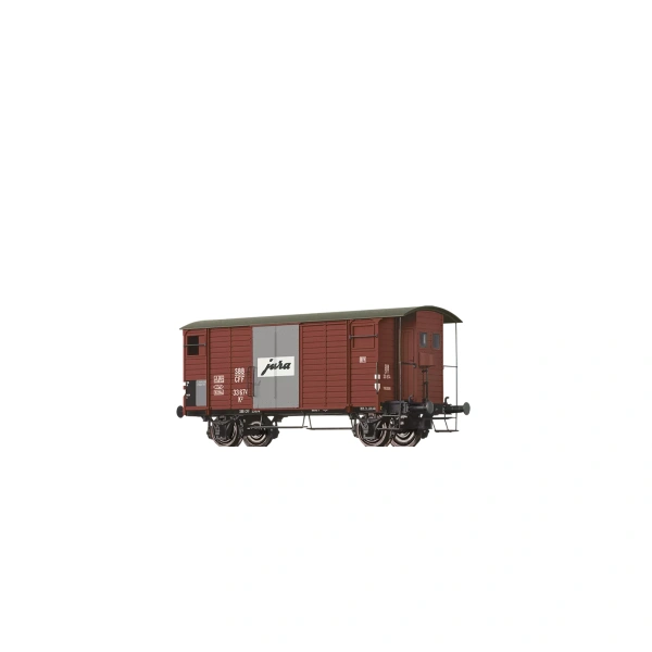 Brawa H0 DC Gedeckter G&uuml;terwagen K2, SBB,  "Jura"