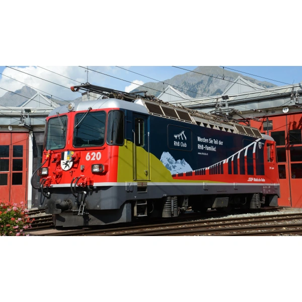 KATO N DC Elektrolokomotive Ge 4/4 II 620, RhB, "RhB Club", analog