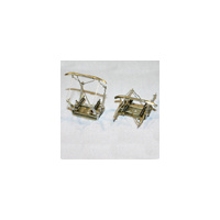 Ritter H0 Scherenstromabnehmer vernickelt, 2 Stk.