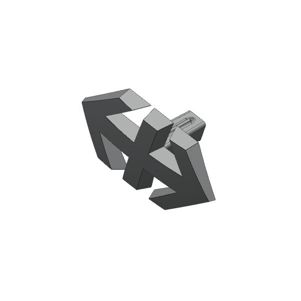Roco H0 Frontlogo SBB Re 460 - SBB-Signet perlgrau