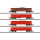 M&auml;rklin Z Hochbordwagen-Set Eanos, DB AG
