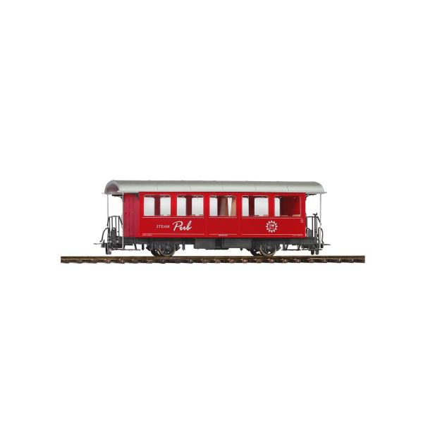 BEMO H0m Personenwagen WR-S 2027 DFB, "Steam Pub", rot