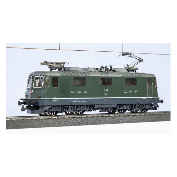 HAG H0 DC Elektrolokomotive Re 4/4 II 11161, SBB, gr&uuml;n, digital Sound