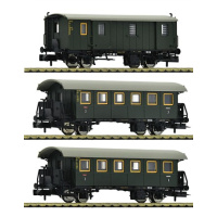 Fleischmann N Personenwagen Regionalzug DB, Ep. III,...