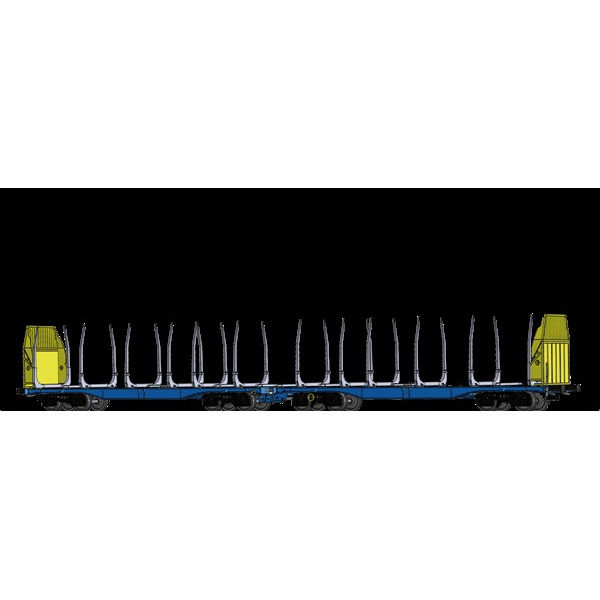 Brawa H0 DC Drehgestellflachwagen Smart Gigawood Sggmmrrs Innofreight