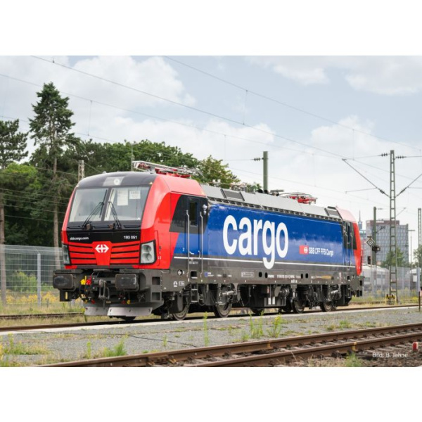 PIKO H0 DC Elektrolokomotive BR 193, SBB Cargo, Vectron,blau/rot, digital Sound