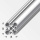 Alfer Coaxis Profil 1000 mm 35.5 mm Aluminium eloxiert Silber