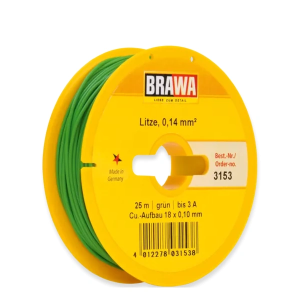 Brawa Litze 0,14 mm&sup2;, gr&uuml;n
