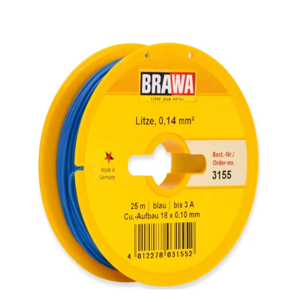 Brawa Litze 0,14 mm&sup2;, blau
