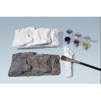 Faller H0 Dekorplatte, Naturstein-Quader, 2 Platten &agrave; 370 x 125 x 6 mm