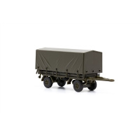 Arwico H0 Infanterie-Anh&auml;nger SIG 1973 mit Plane hoch