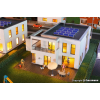 Kibri H0 Kubushaus Anna mit Balkon - Polyplate Bausatz