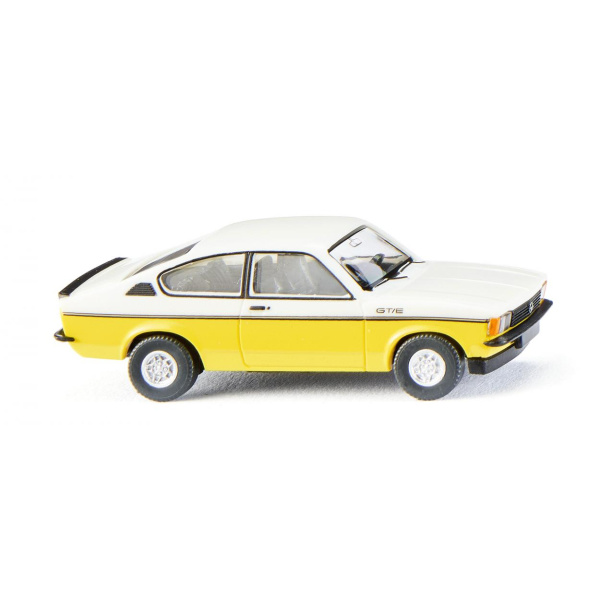 Wiking H0 Opel Kadett C Coup&eacute; GT/E  weiss/gelb