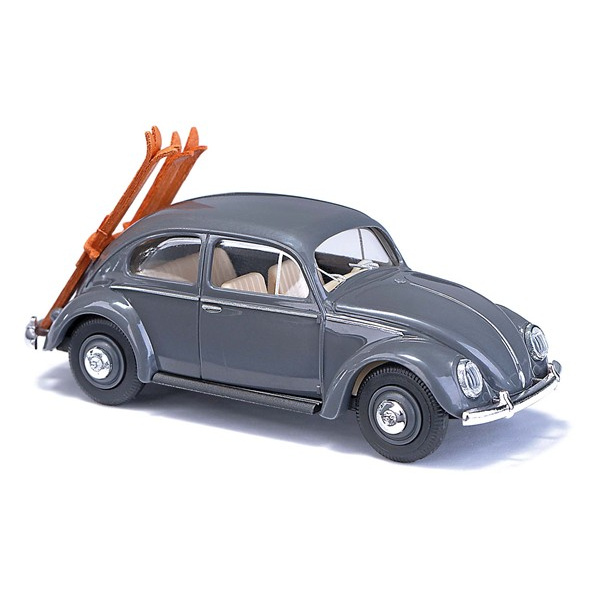 BUSCH H0 VW K&auml;fer Ovalfenster mit Skitr&auml;ger