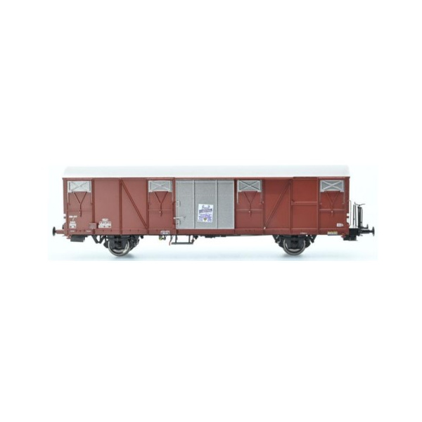 Exact Train H0 DC G&uuml;terwagen SBB Gbs, "Feldschl&ouml;sschen Bier", braun