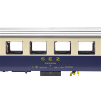 ESU H0 DC Steuerwagen Bt 970, SEZ, blau/ beige, Ep.IV