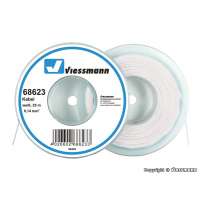 Viessmann Litze weiss, 25m auf Abrollspule 0,14 mm&sup2;