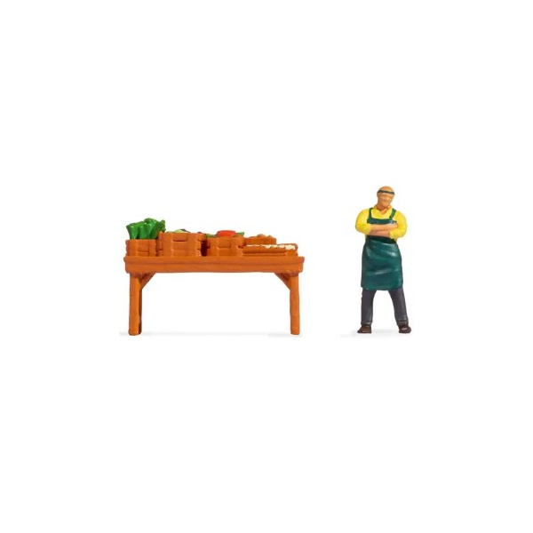 NOCH H0 Tiny-Scenes &bdquo;Gem&uuml;sestand&ldquo;