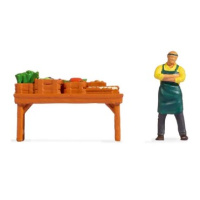 NOCH H0 Tiny-Scenes &bdquo;Gem&uuml;sestand&ldquo;