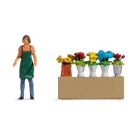 NOCH H0 Tiny-Scenes &bdquo;Blumenstand&ldquo;