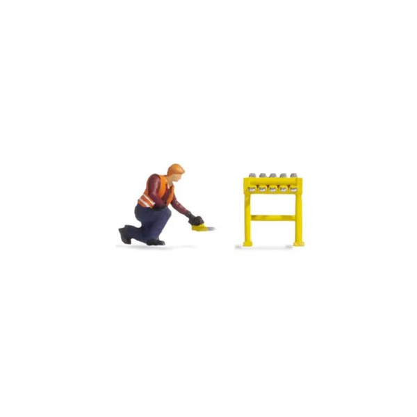 NOCH H0 Tiny-Scenes &bdquo;Gleisarbeit&rdquo;