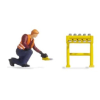 NOCH H0 Tiny-Scenes &bdquo;Gleisarbeit&rdquo;