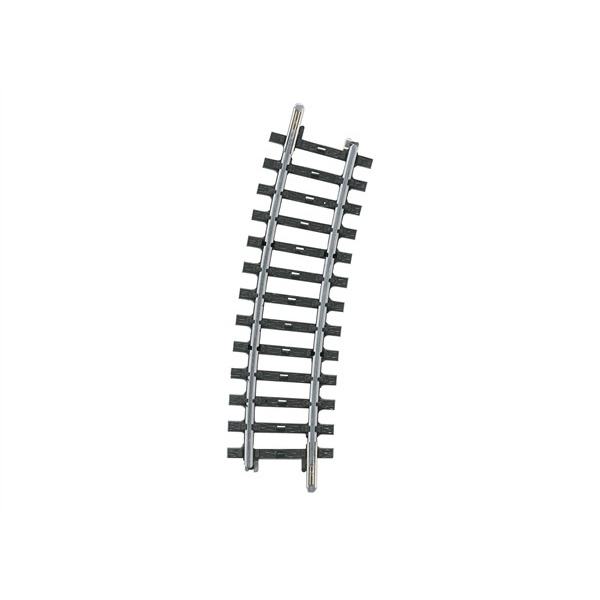 M&auml;rklin H0 K-Gleis gebogen R1, 15&deg;