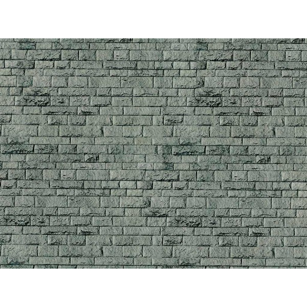 Vollmer N Mauerplatte Porphyr aus Karton, 25 x 12,5 cm