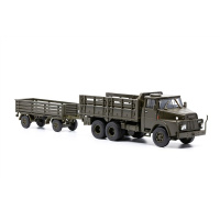 ACE H0 Henschel LKW HS 3-14 mit Infanterieanh&auml;nger offen