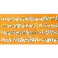 Preiser H0 Sitzende Personen unbemalt, 120 Figuren