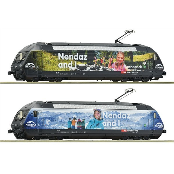 Roco H0 DC Elektrolokomotive 460 078-9 &bdquo;Nendaz&ldquo;, SBB, digital Sound