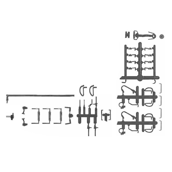 BEMO H0 Zusatzbeutel G 4/5 RhB